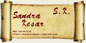Sandra Kesar vizit kartica